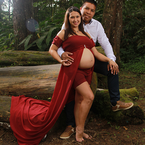 Sesión de embarazo en Parque del Este con Andrea, 7 meses