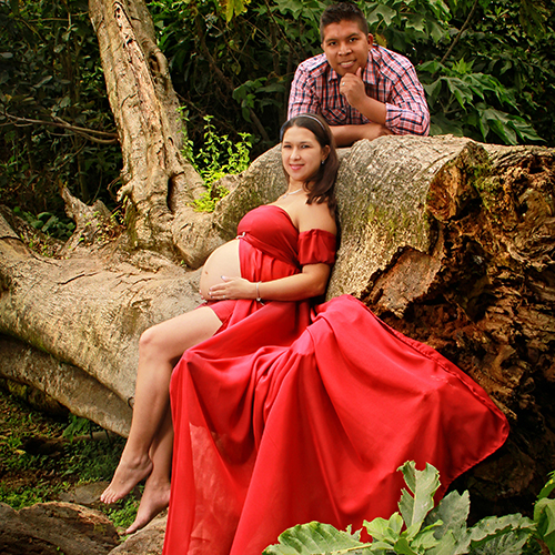 Sesión de embarazo en Parque del Este con Andrea, 7 meses