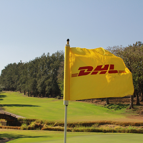Jugador de golf en el torneo DHL en Cariari, Costa Rica