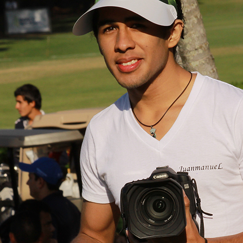 Jugador de golf en el torneo DHL en Cariari, Costa Rica